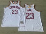 Cleveland Cavaliers Lebron James 2015-16 Finals Maillot Blanc